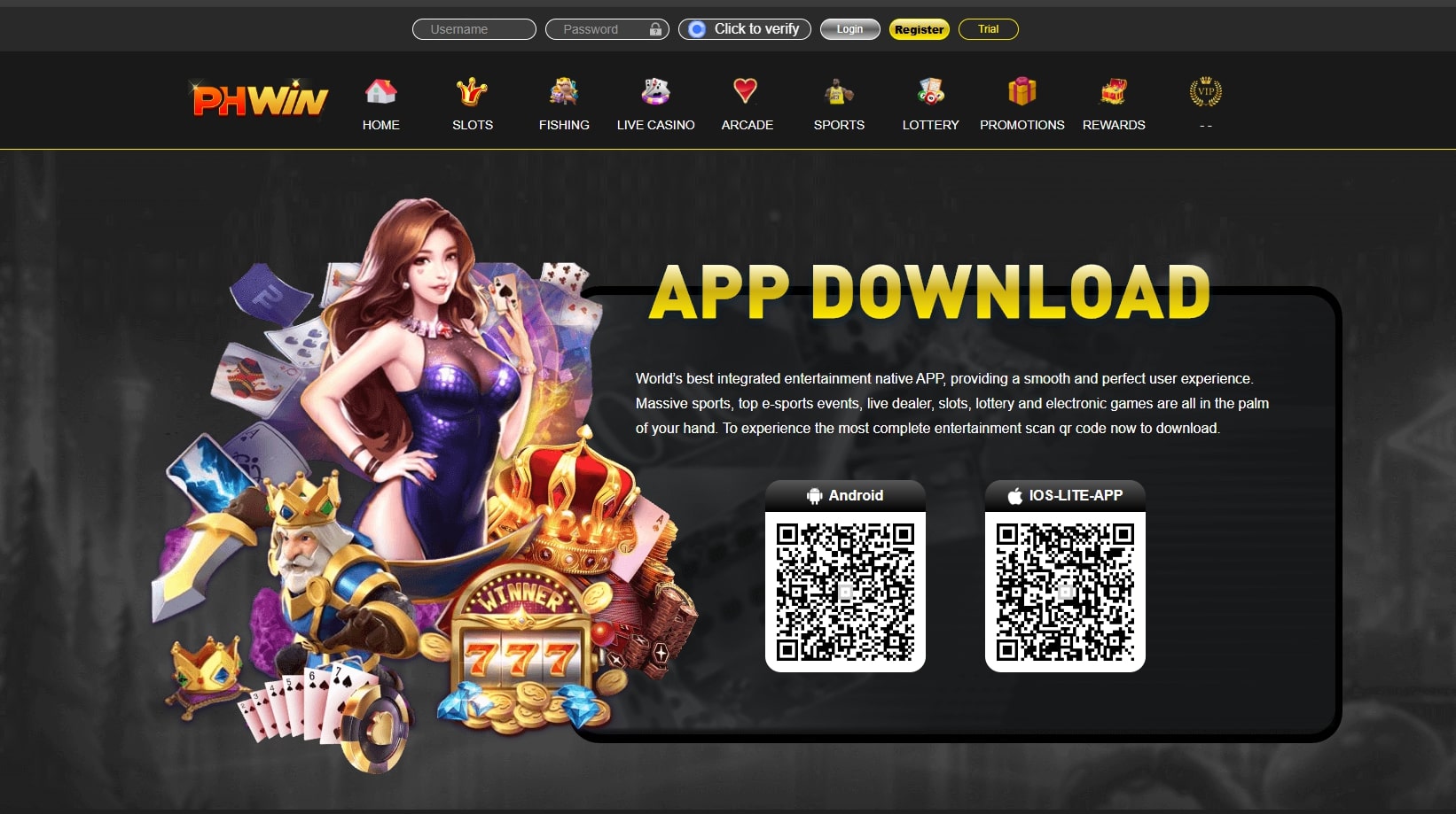 Select the QR code